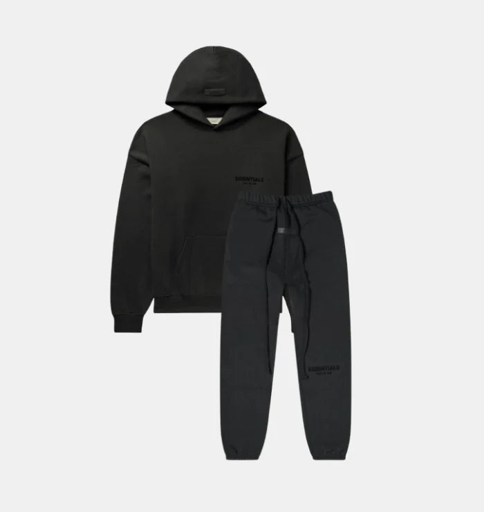 FEAR OF GOD ESSENTIALS BLACK TRACKSUIT (SS22)